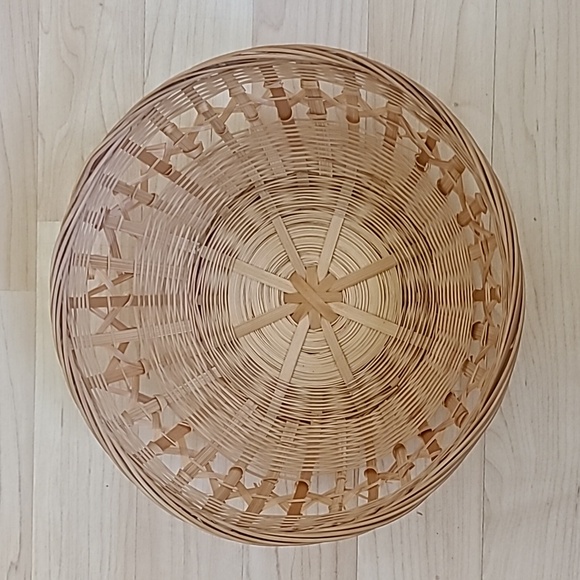 Woven Baskets for Bread Fruit Vegetables Snacks,Woven Bamboo Kitchen Basket - Picture 3 of 7